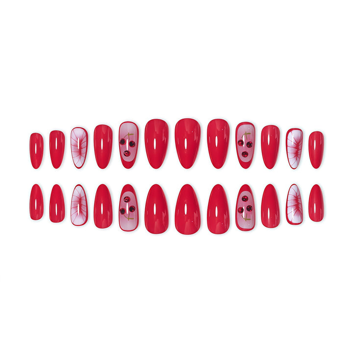 Kreative Cherry Nagelkunst Verlängerungen Karnz