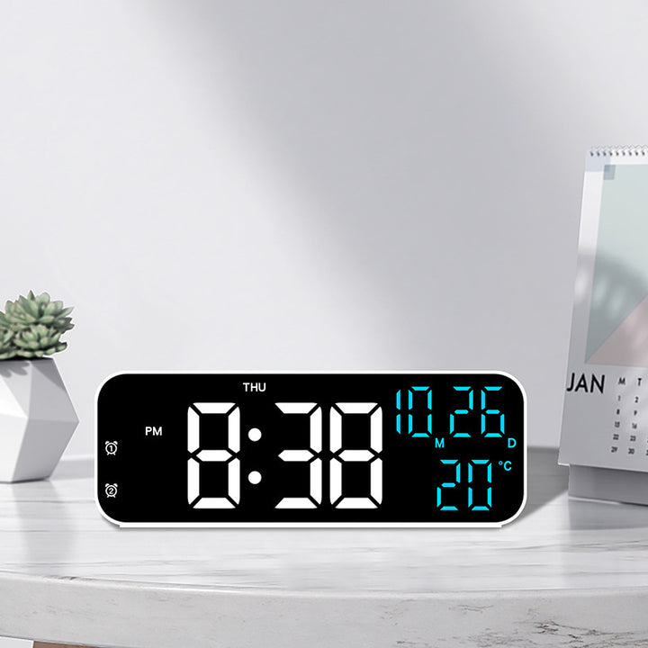 Digitaler Wecker mit Großem Led-Display und Wetterfunktion Karnz