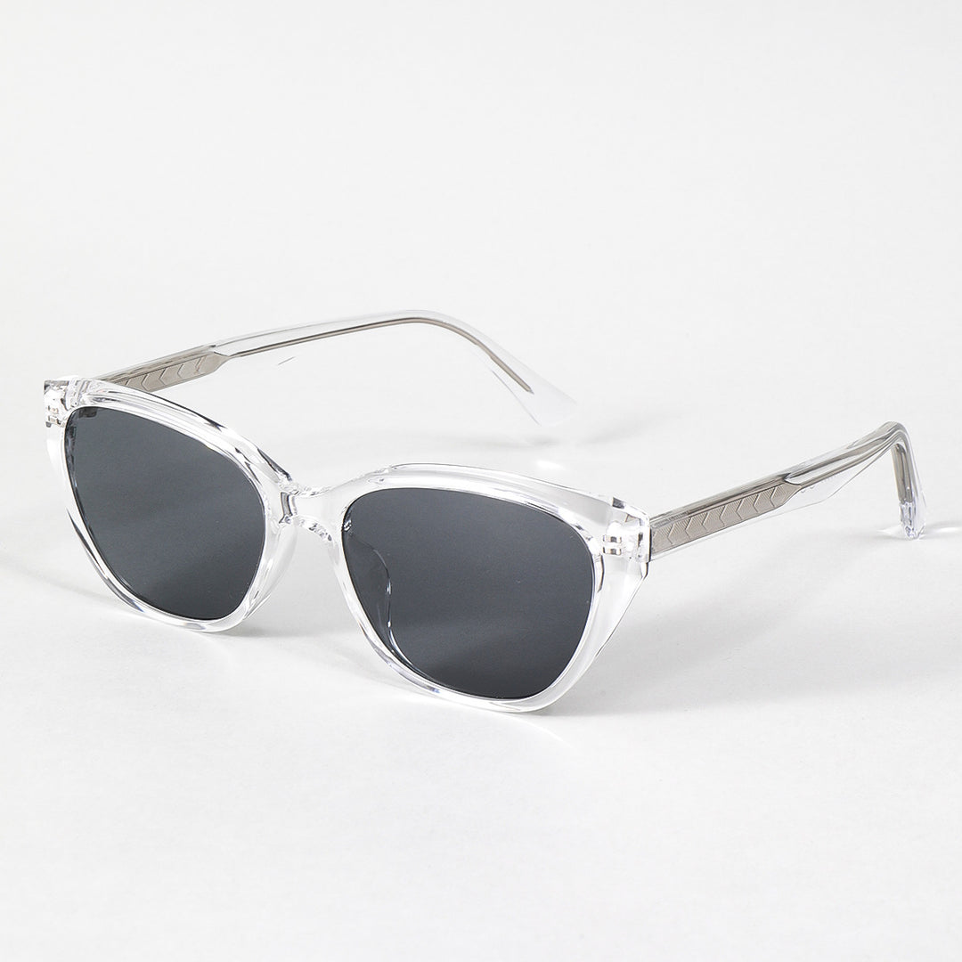 Damen moderne Sonnenbrille mit klassischem Schwung Karnz