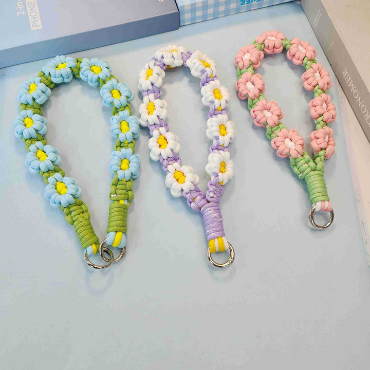 Florales Muster Dekorativer Schlüsselanhänger Halter Karnz
