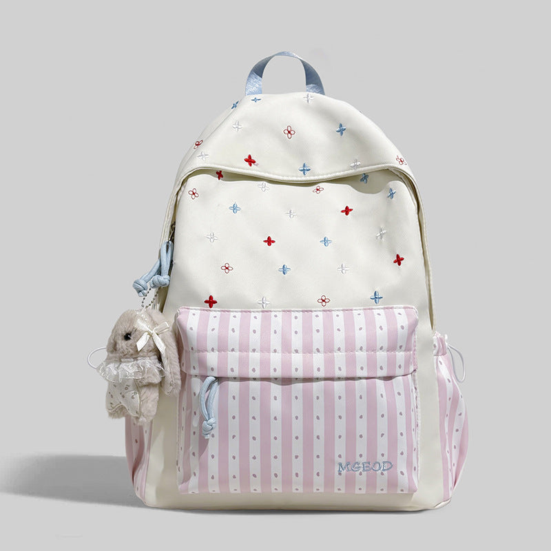 Dekorative Floral Bestickte Rucksack Karnz