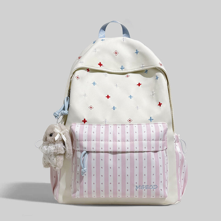Dekorative Floral Bestickte Rucksack Karnz