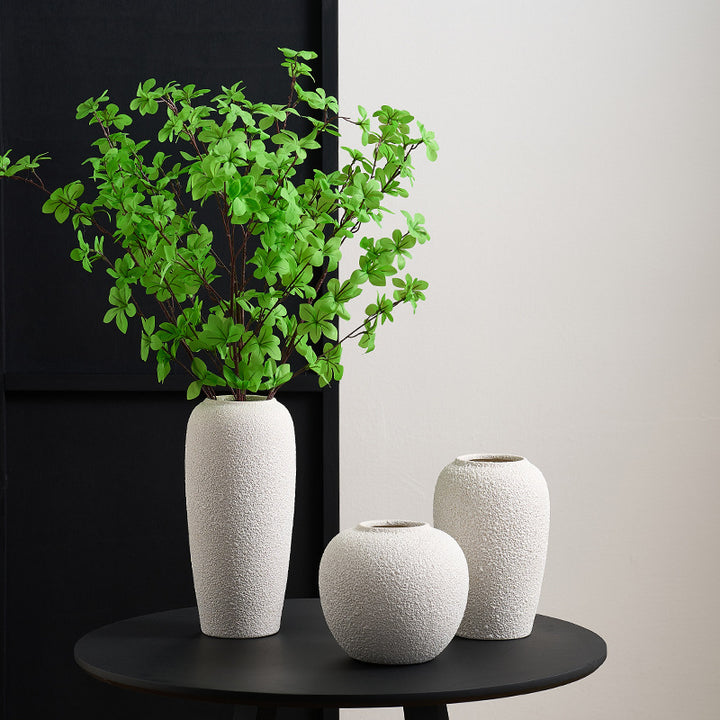 Stilvolle Keramikvase mit strukturiertem Design Karnz