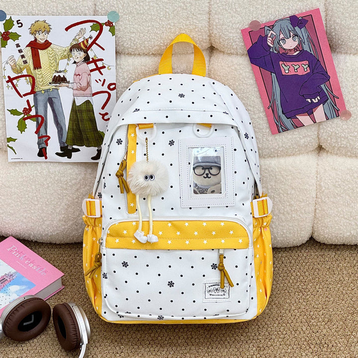 Verspielt gepunktetes Design Rucksack