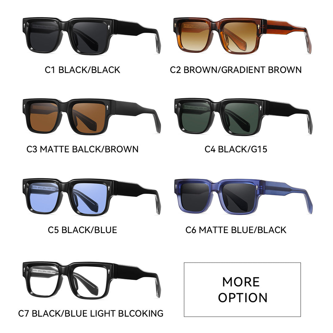 Damen Sonnenbrille im modernen, kantigen Design Karnz