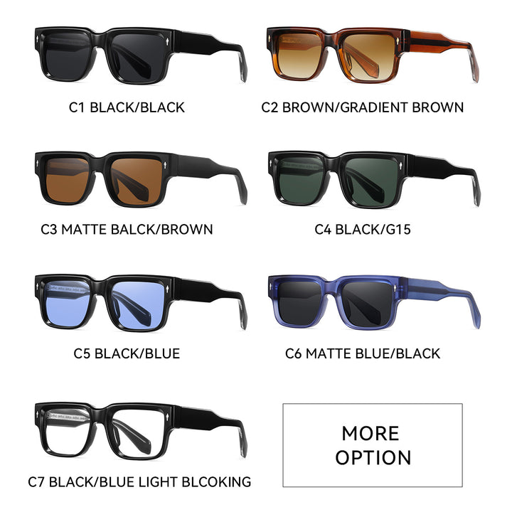 Damen Sonnenbrille im modernen, kantigen Design Karnz