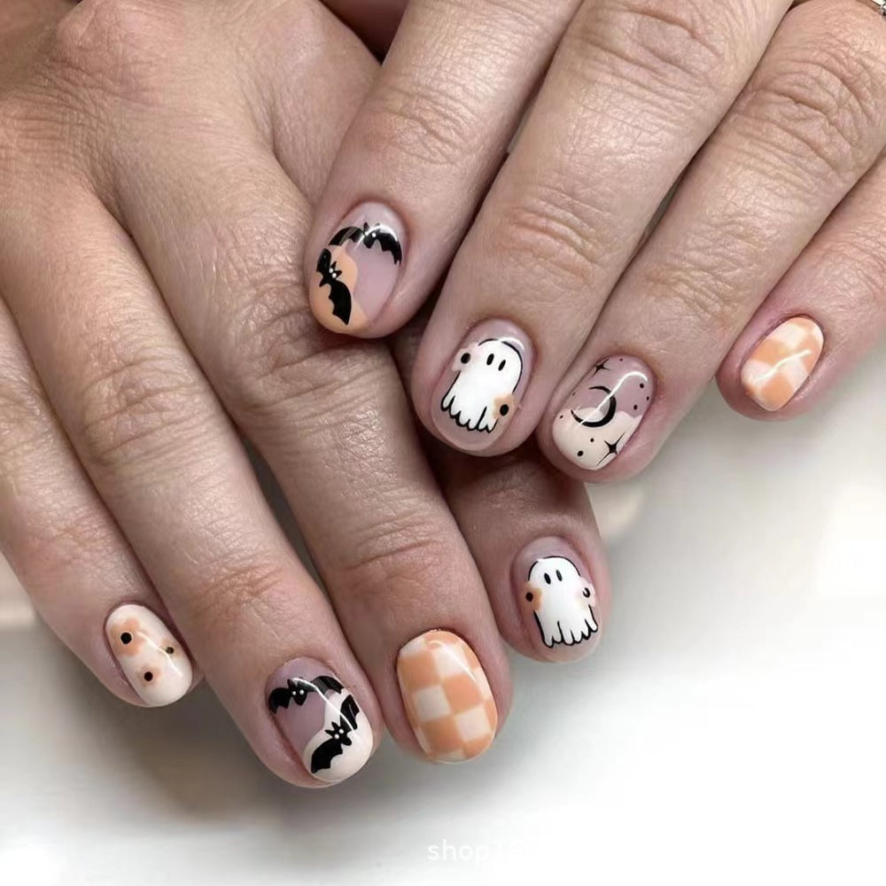 Halloween-Themen Druck-Nagelkunst Karnz