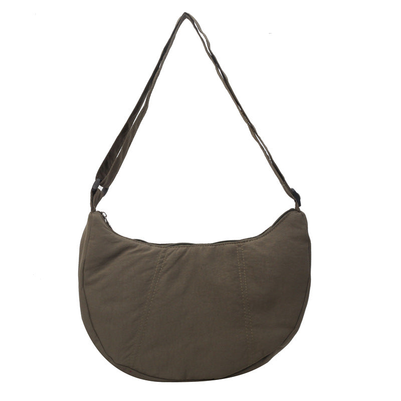 Weiches Stoff Hobo Schultertasche