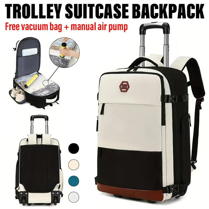 Vielseitiger Trolley Rucksack Koffer