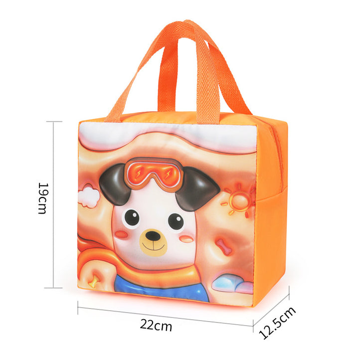 Spaßige und verspielte Katzen-Themen Lunch Tasche