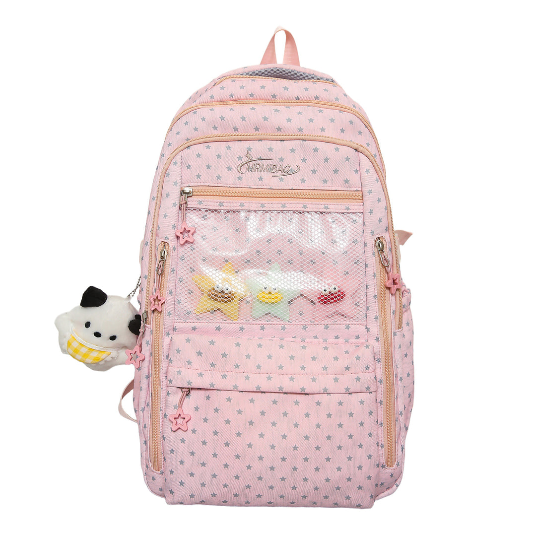 Stilvolles sternbedrucktes multifunktionales Rucksack Karnz