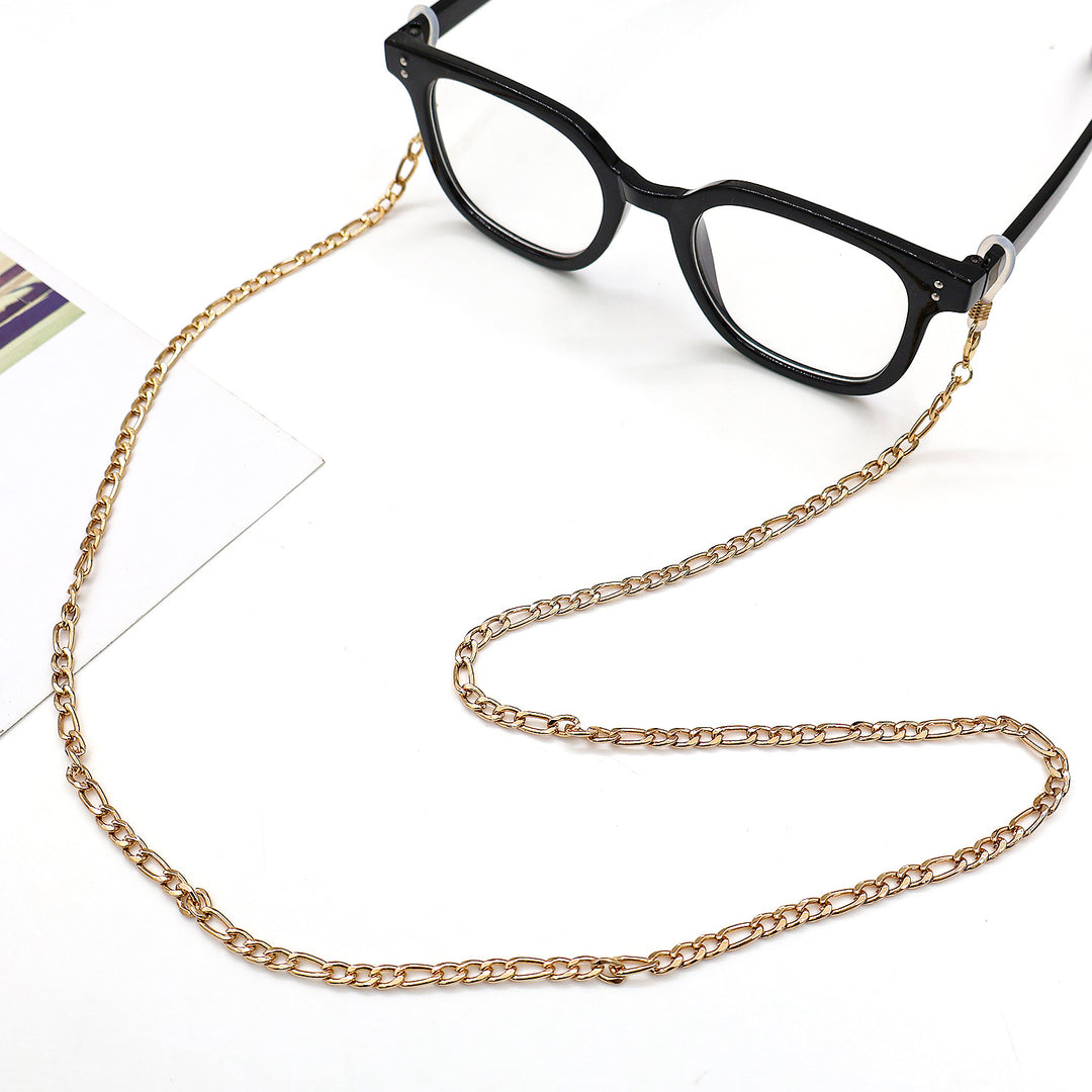 Farbenfrohe Perlen Brille Kette Karnz