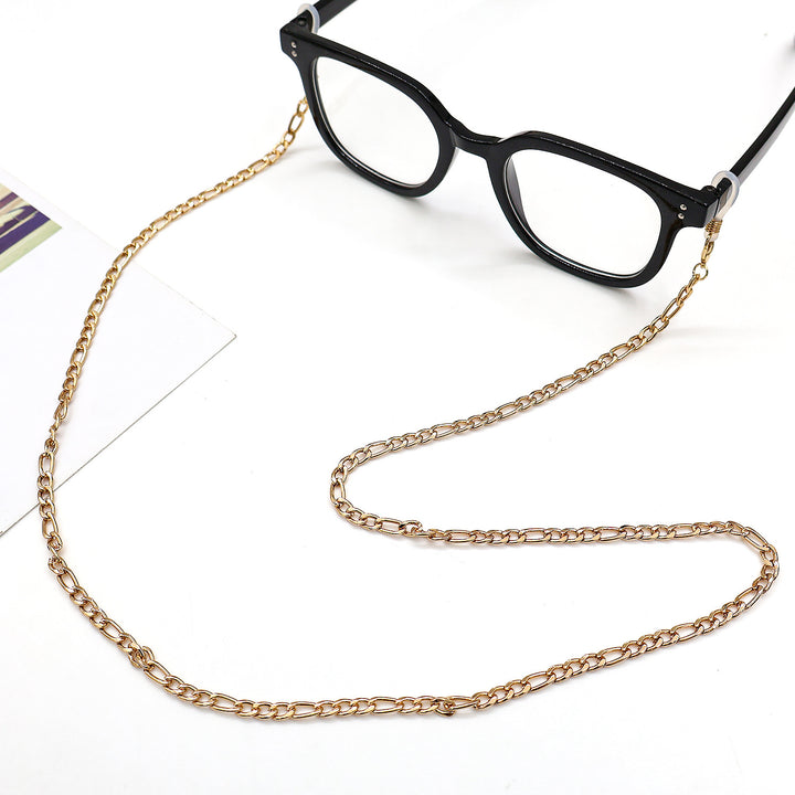 Farbenfrohe Perlen Brille Kette Karnz