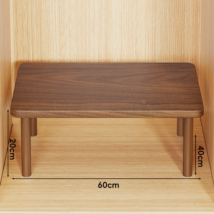 Verstellbarer Mehrhöhe Holz Monitorständer und Desktop Regal
