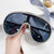 Damen extravagante Sonnenbrille mit funkelndem Rahmen Karnz