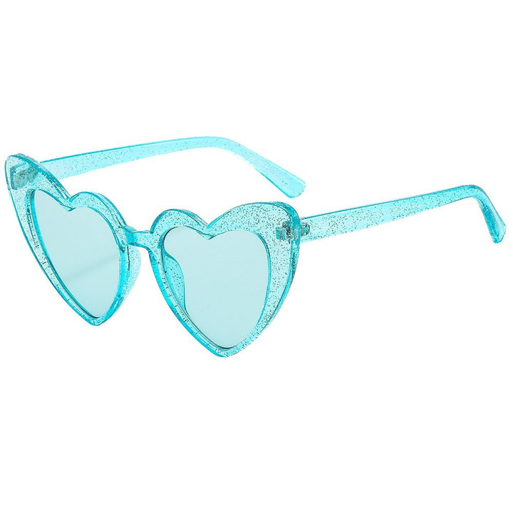 Herzförmige Retro-Sonnenbrille Karnz