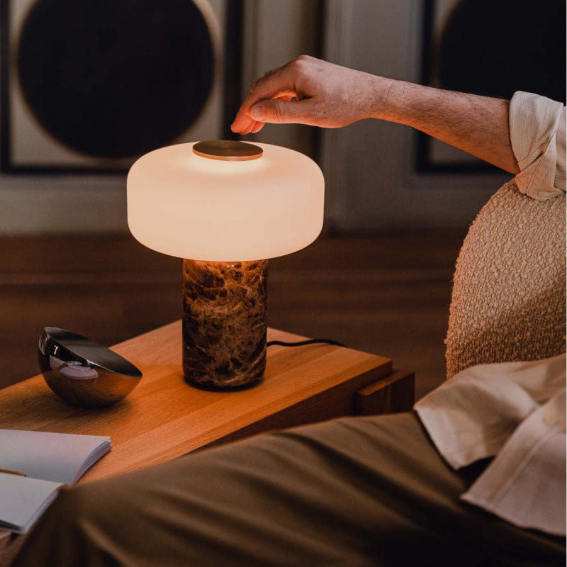 Moderne Marmor Akzent Tischlampe
