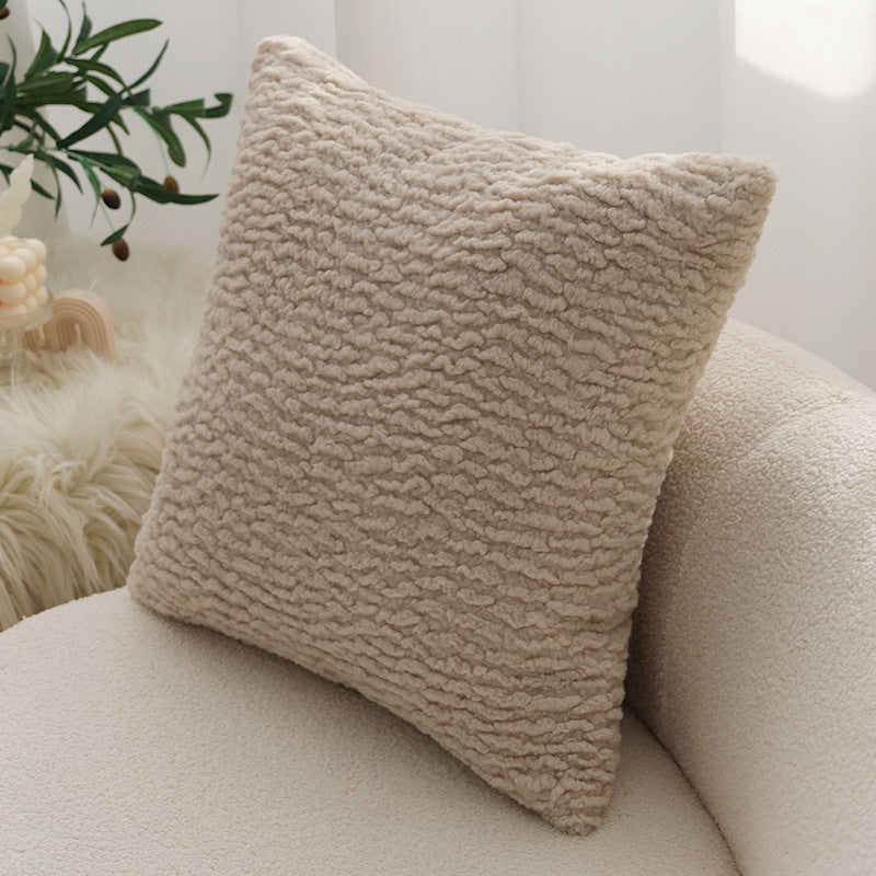 Kuschelkissen im Teddyfell-Stil Karnz