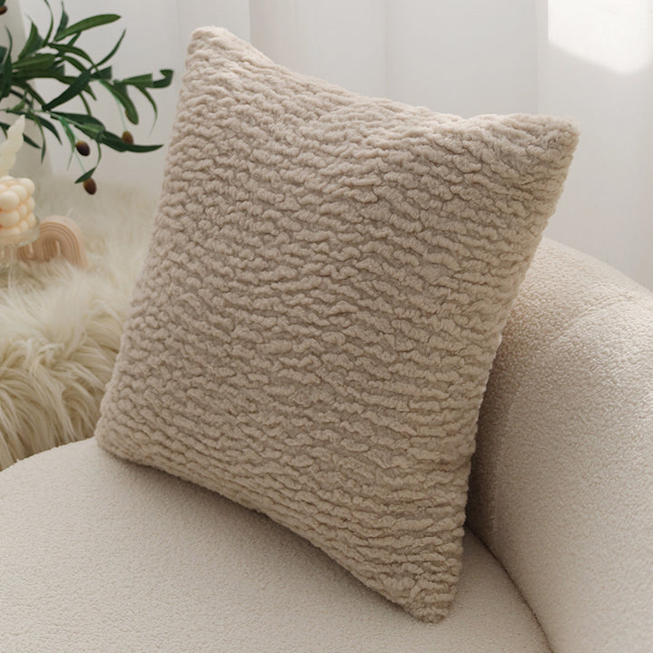 Kuschelkissen im Teddyfell-Stil Karnz
