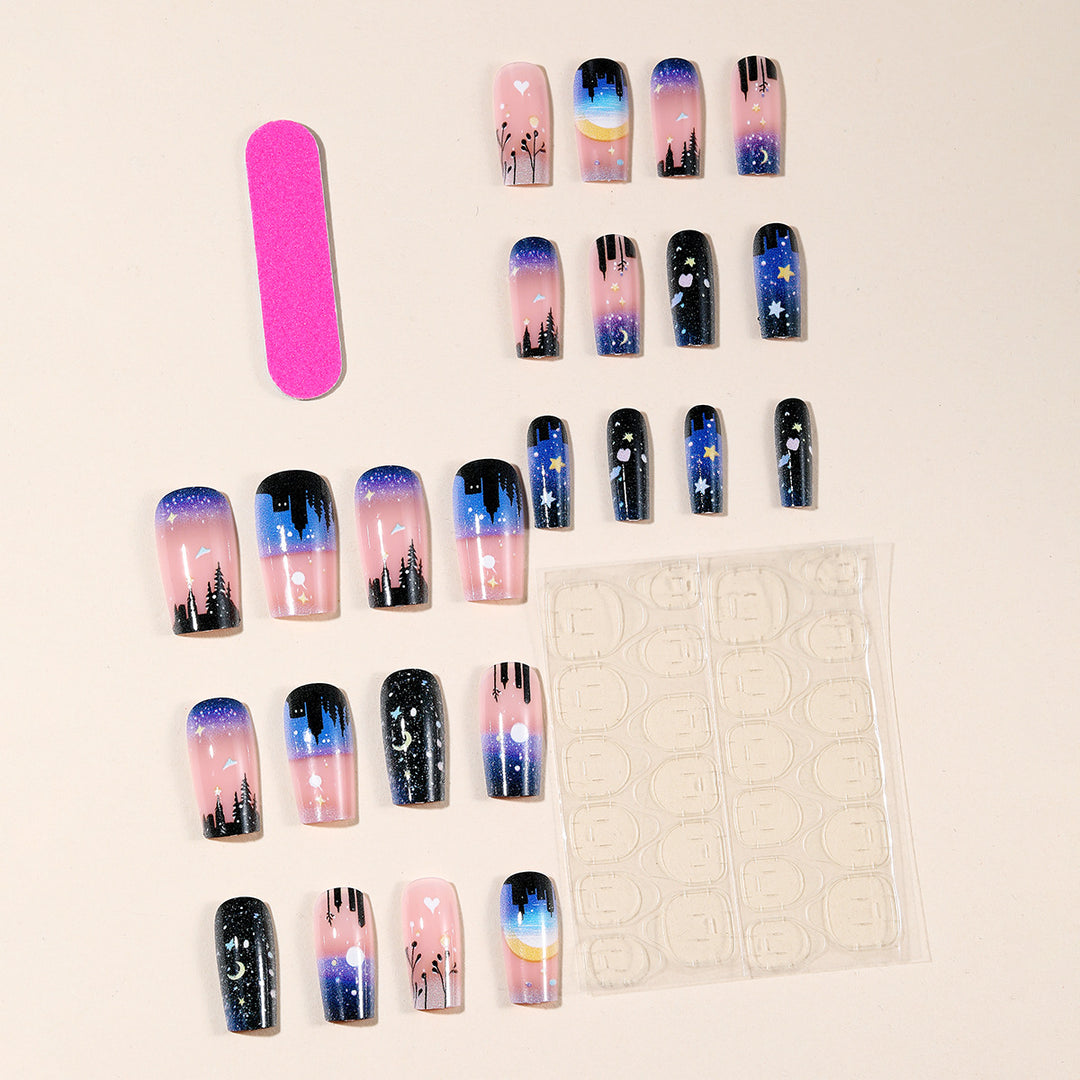 Himmlisches Nail Art Design Karnz