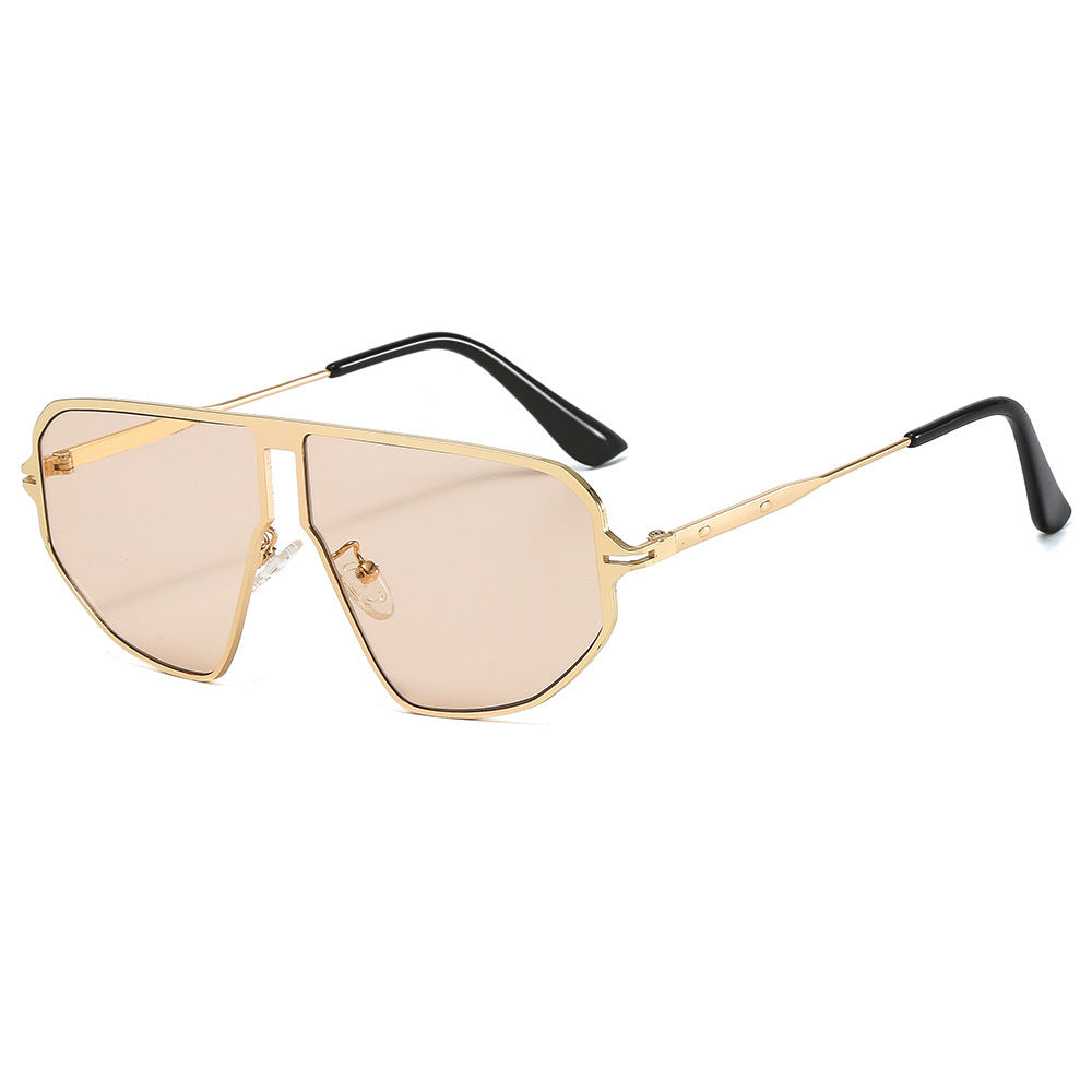 Damen auffällige Sonnenbrille im hexagonalen Design Karnz