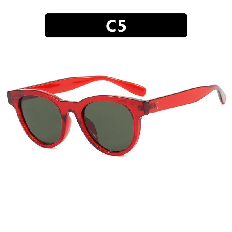 Damen stilvolle Sonnenbrille im trendigen Retro-Design Karnz