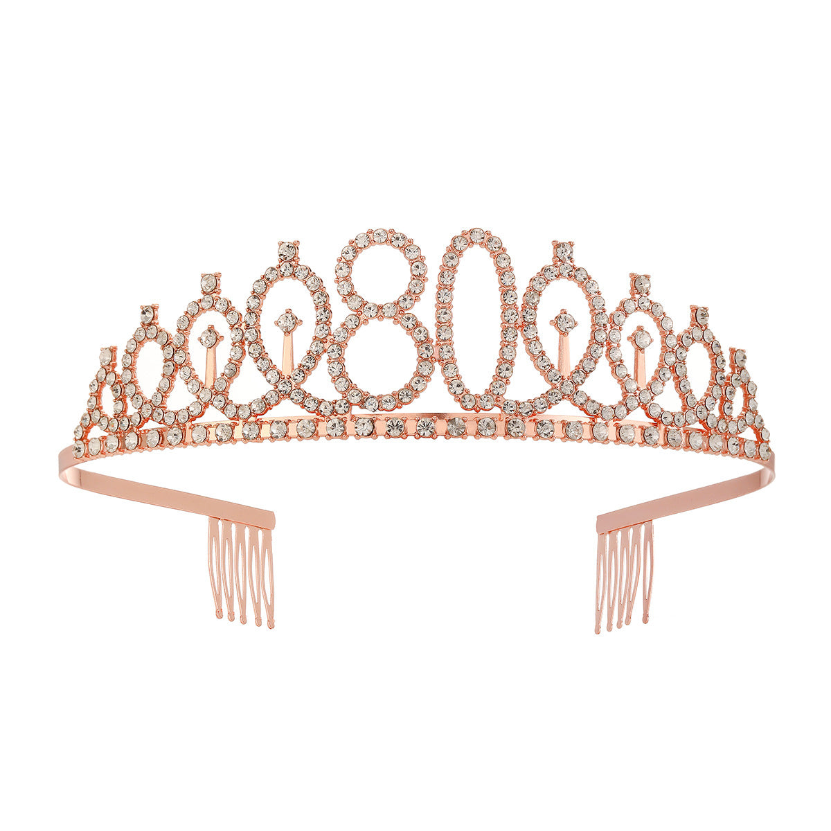 Damen Kristallverzierte Tiara mit elegantem Design Karnz