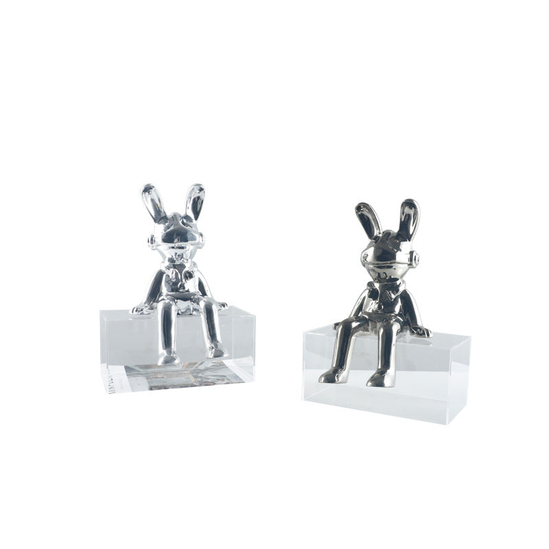 Elegante dekorative Hasenfigur