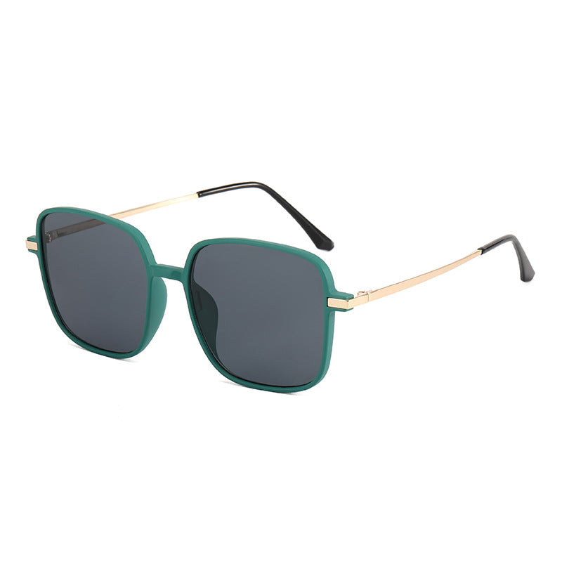 Damen quadratische Designerbrille mit filigranem Metallrahmen Karnz