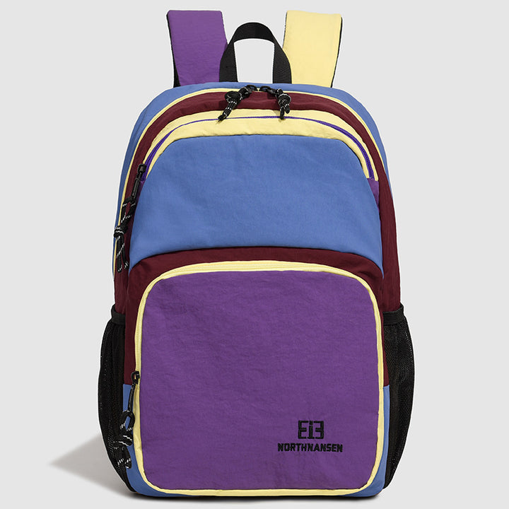 Bunter Mehrfach-Taschen-Rucksack