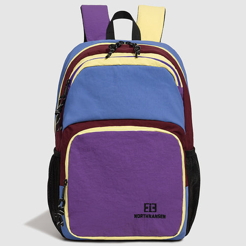 Bunter Mehrfach-Taschen-Rucksack