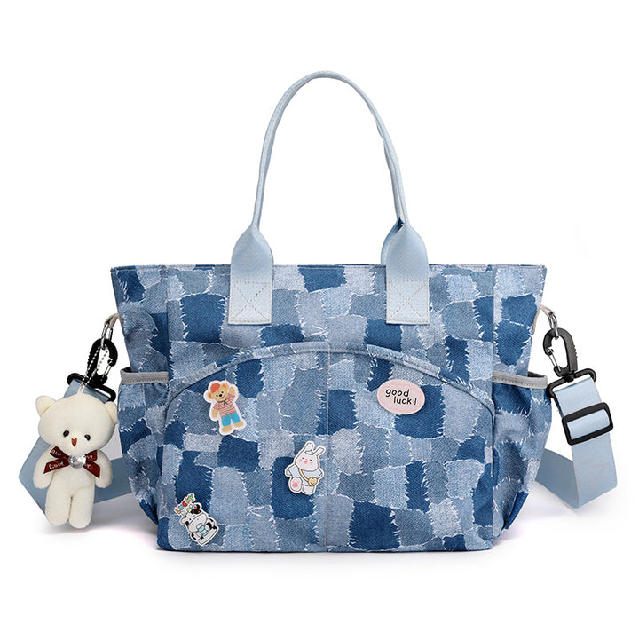 Kariertes Tote Bag Karnz