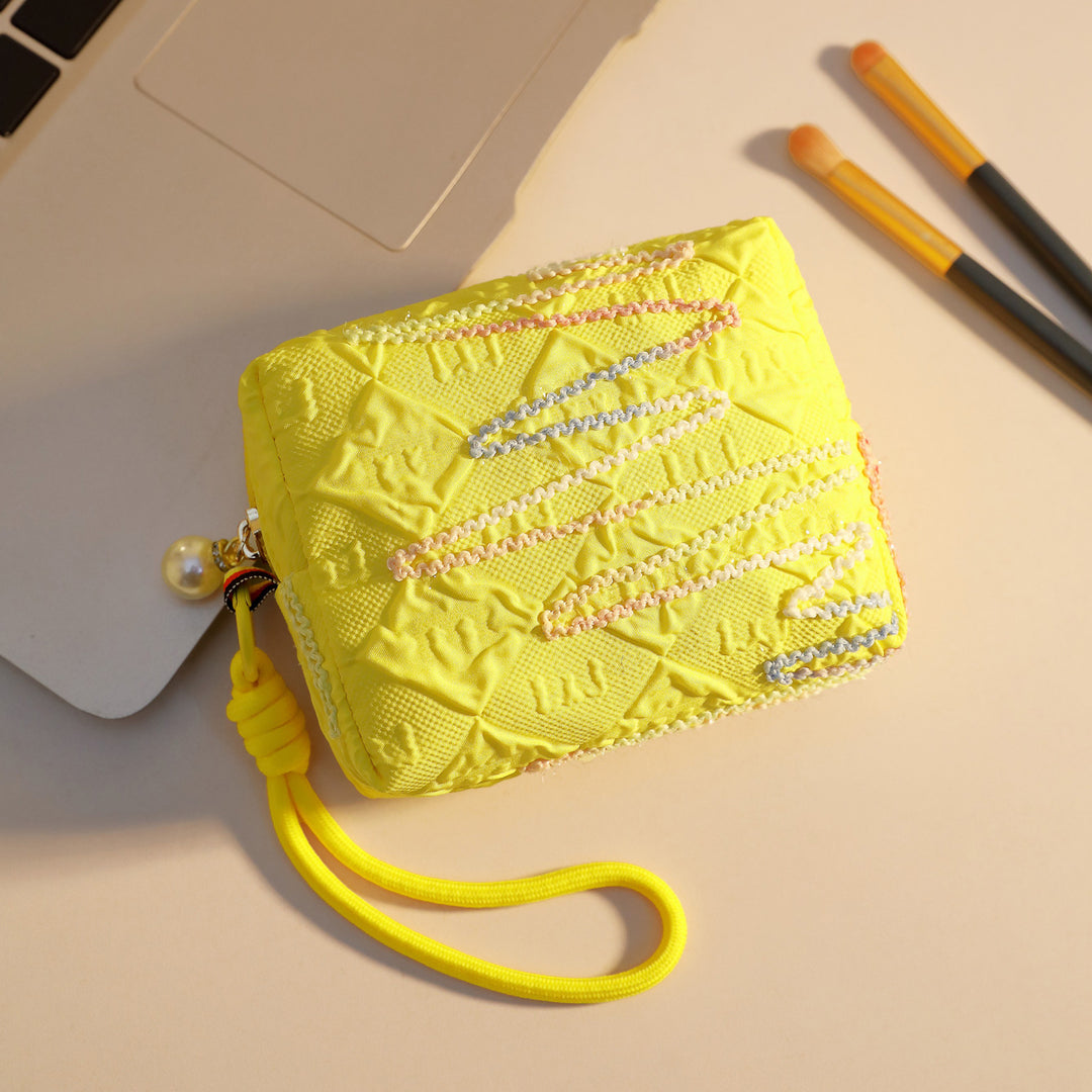Elegante Reißverschluss Kosmetiktasche