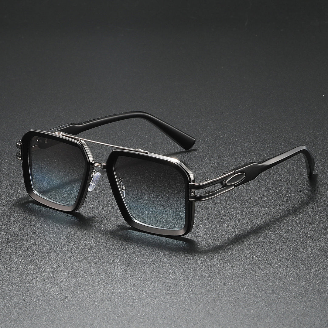 Damen modische Sonnenbrille im modernen kantigen Design Karnz