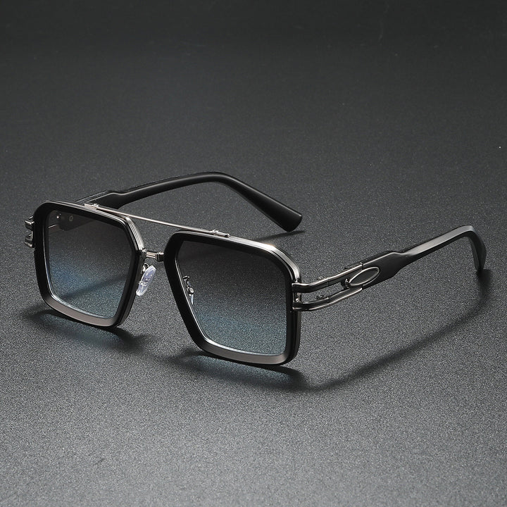 Damen modische Sonnenbrille im modernen kantigen Design Karnz