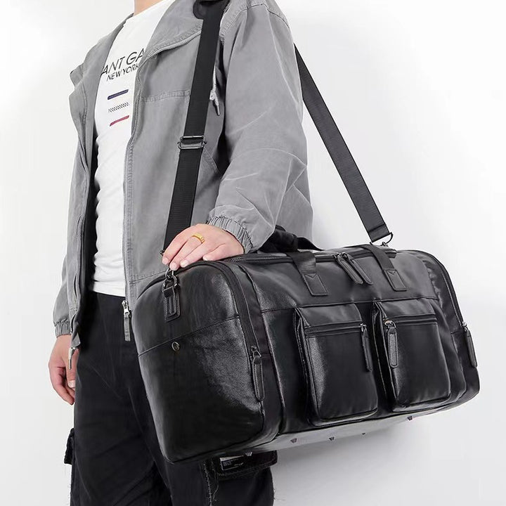 Leder Reise Duffel Tasche