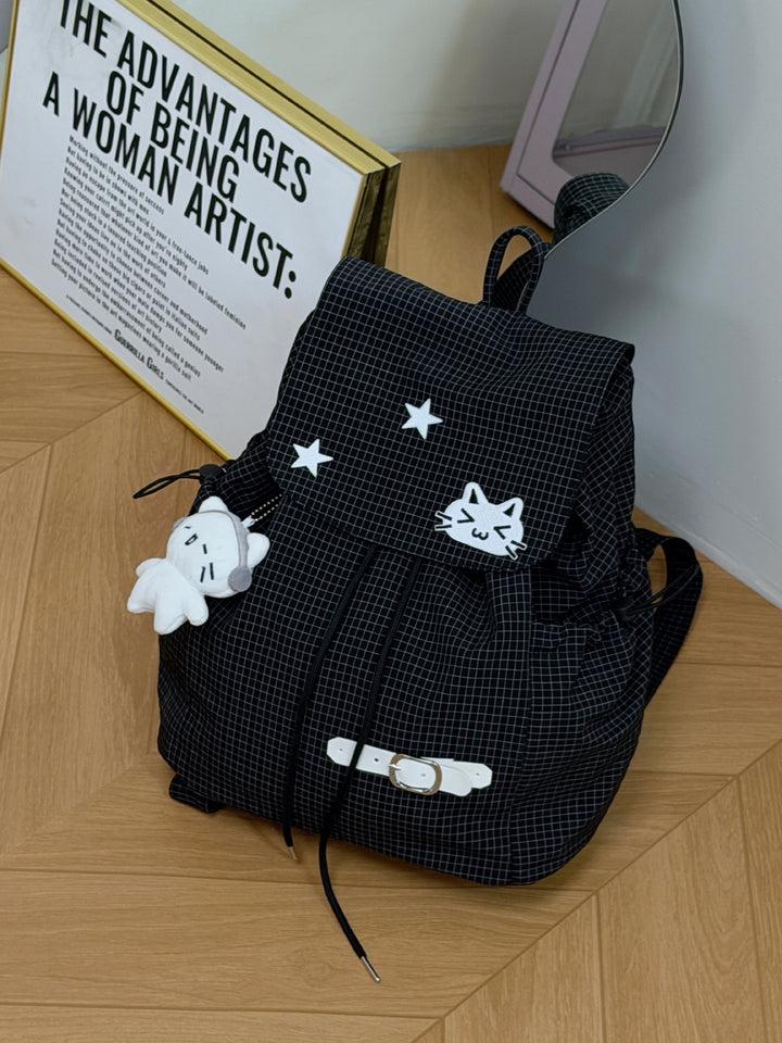 Lässiger Kordelzug-Rucksack Karnz