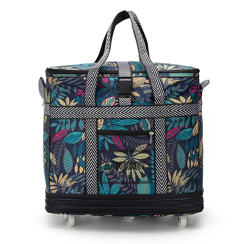 Stylische isolierte Kühltasche für Reisen