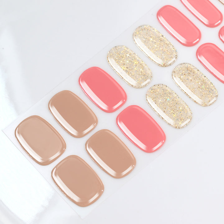 Premium Glänzende Gel-Nagelspitzen Set