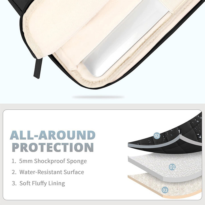 Gepolsterte Laptop-Handtasche mit Vielseitigen Innenfächern Karnz