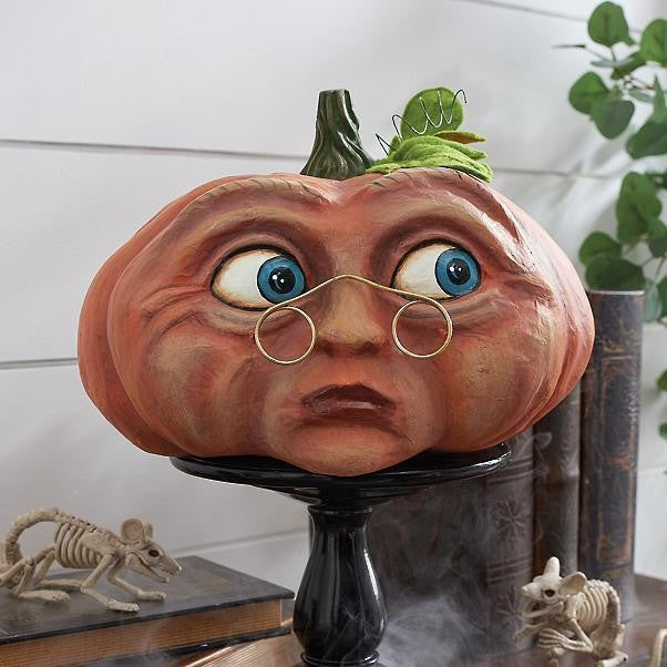 Lustige Halloween Kürbisfigur Karnz