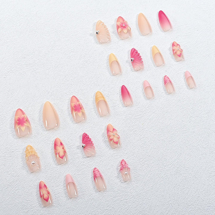 Florales Design Press-On Nagel Set