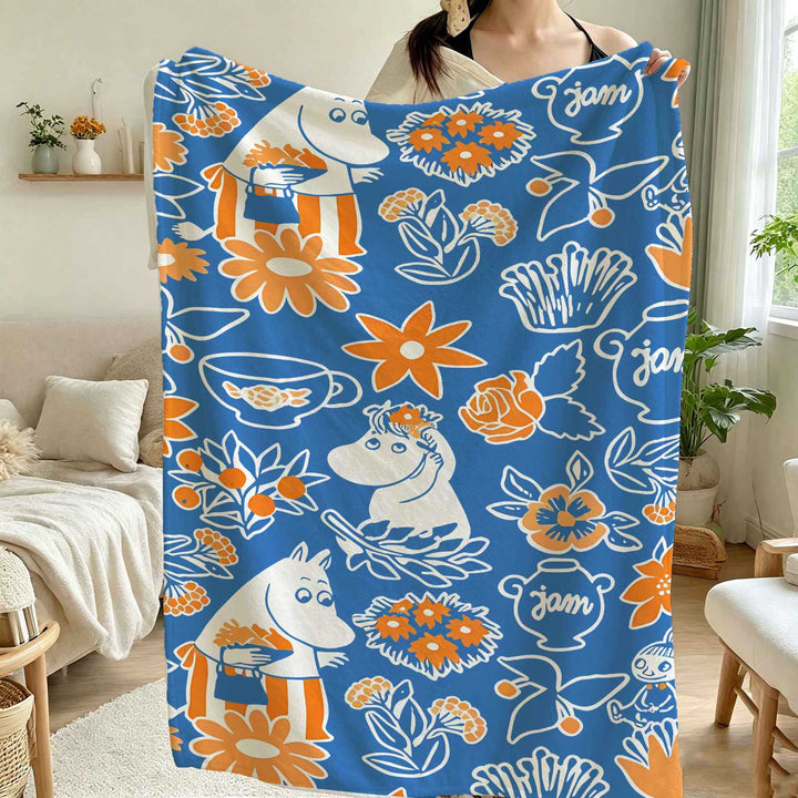 Cartoon-Themen Fleece-Wurfdecke