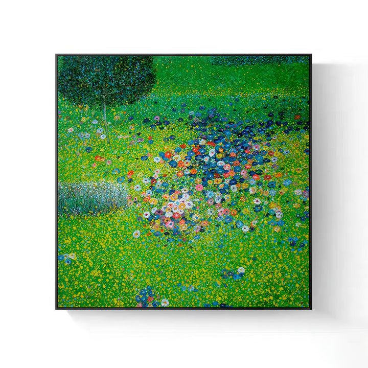 Florale abstrakte Wandkunst