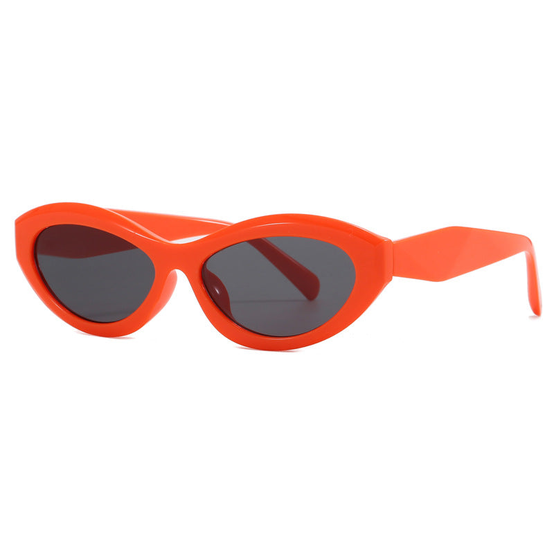 Damen Cat-Eye Sonnenbrille mit breitem Rahmen und UV-Schutz Karnz