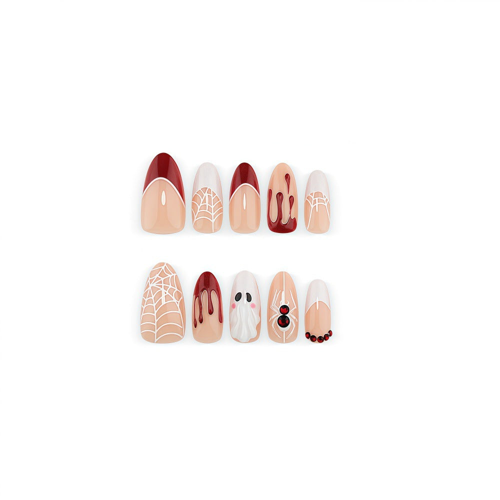 Halloween Kunstnagelset mit Gruselmotiven Karnz