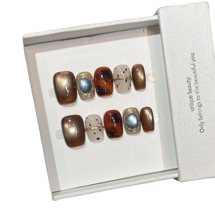 Dekoratives Druck-Nagelkunst-Set