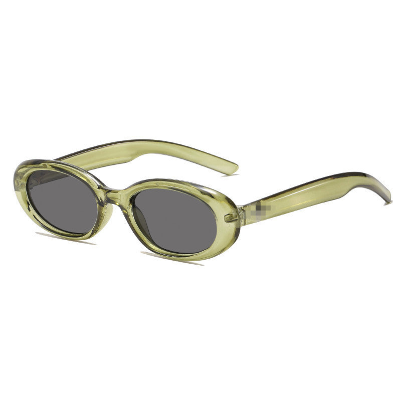 Retro Ovale Sonnenbrille Karnz