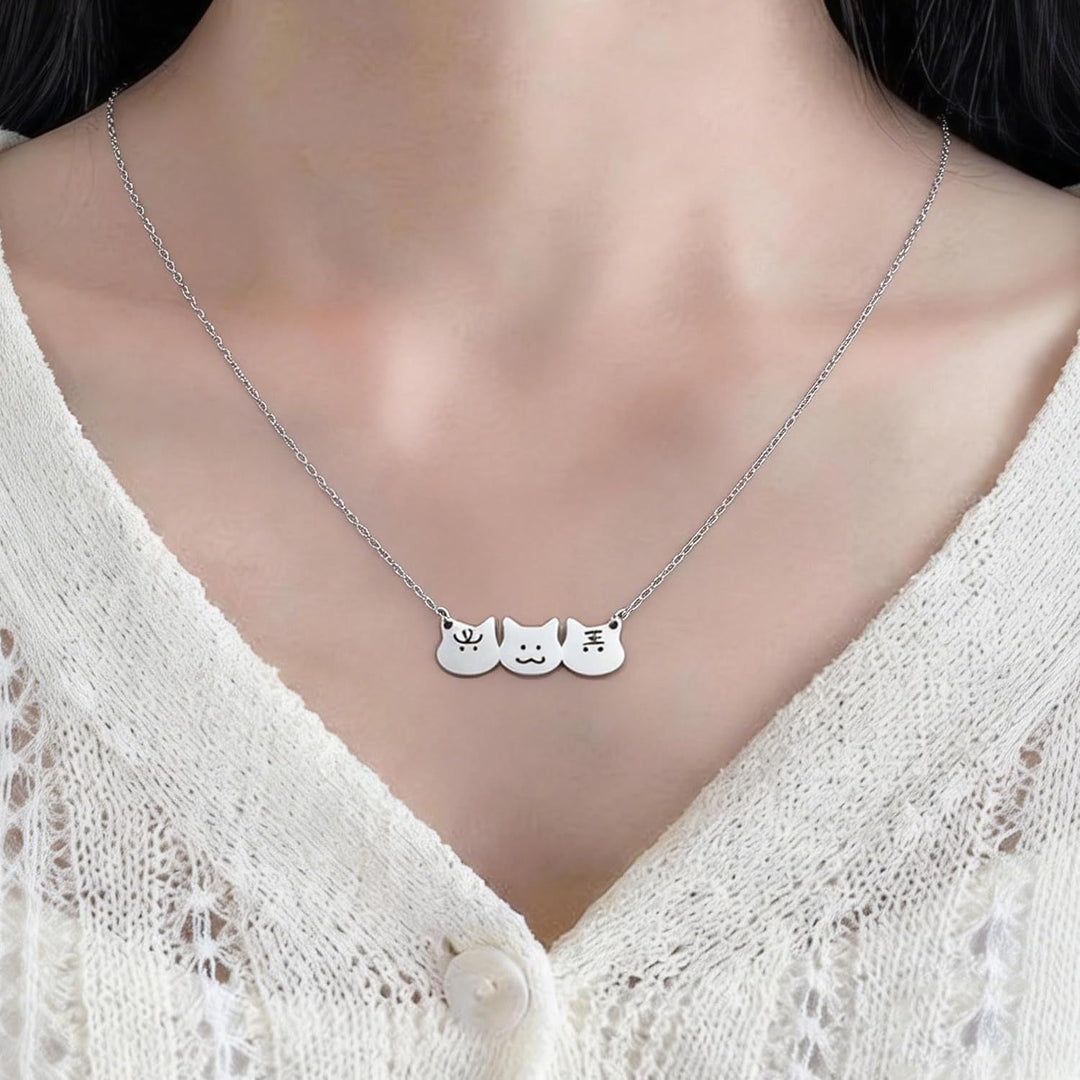 Kat-Themen Charm Schmuckset Karnz