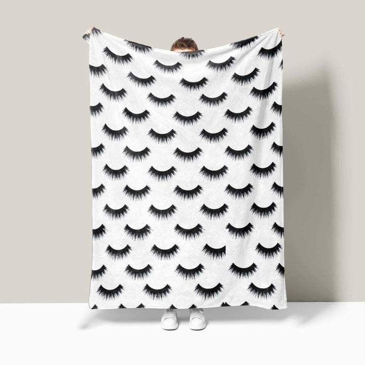 Luxuriöse Fleece-Wurfdecke mit auffälligem Design